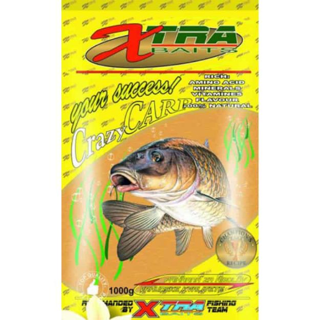 Slika XTRA BAIT 1kg CRAZY CARP VANILIJA