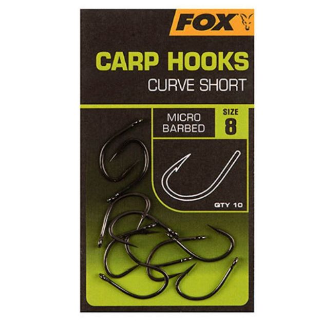 Fox Carp Hooks Curve Shank Short