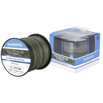 Shimano Technium Tribal A Mono monofilni tonući najlon za šaranski ribolov s malom rastezljivošću i visokom otpornošću na abraziju.