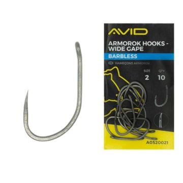 Avid Armorok Udice Wide Gape Barbless
