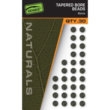 FOX EDGES NATURALS TAPERED BORE BEADS 4MM