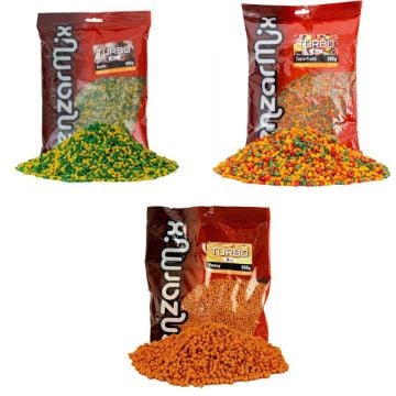 Benzar Mix Turbo Pelete 800g za ribolov šarana ili method feeder ribolov