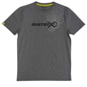 MATRIX Hex Print T-Shirt Grey Kratke Majice