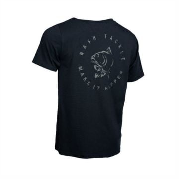 Nash MIH Carp Logo Majice Black za ribolov 