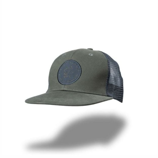 Nash MIH Carp Logo Trucker Kapa Green