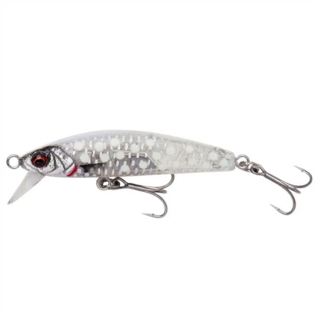 Savage Gear Gravity Minnow FS 6cm 12g Crystal white glow 