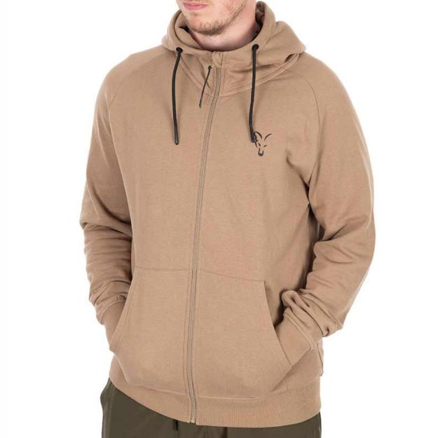 Fox Collection LW Zip Hoody Tan Ltd majice za ribolov 