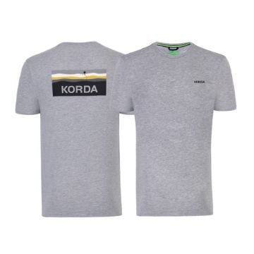 Korda LakeBed Kratke Majice Grey za ribolov