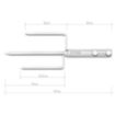 Delphin Stainless Steel Držač Kišobran TRIB