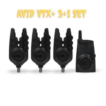 Avid VTX+ 3+1 set signalizatora za šaranski ribolov sa bazom 