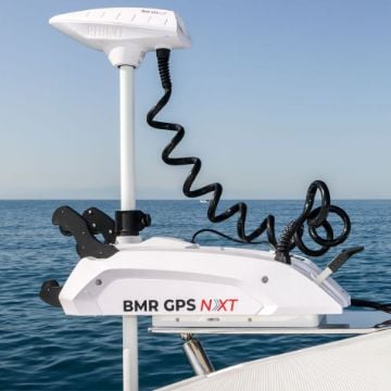 Rhino BMR GPS 65lb 12V White 167cm pramčani elektromotor za čamac – snažan i precizan motor s GPS funkcijom