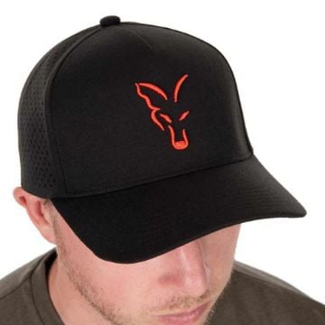 Fox Baseball Kapa Black Orange za ribolov
