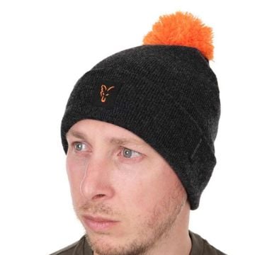 Fox Bobble Kapa Black Orange kapa za zimu za ribolov