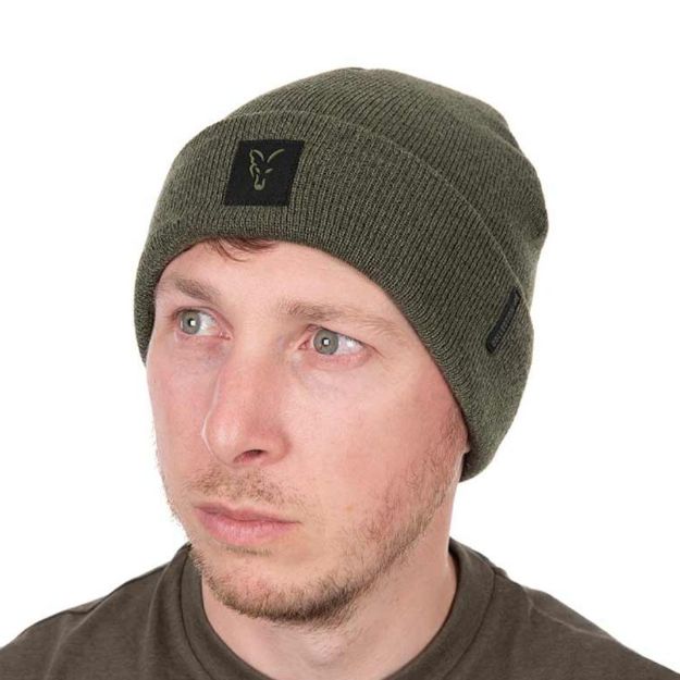 Fox Beanie Kapa Green Black zimska kapa  za ribolov