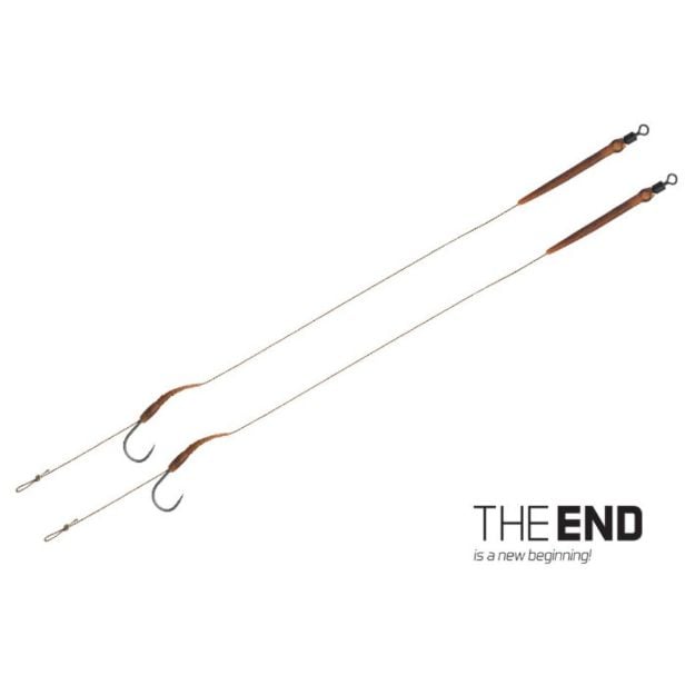 Delphin THE END Boilie rig 2pcs šaranski predvez za ribolov dlaka