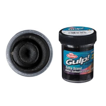 Berkley Gulp Dough Tijesto FishOil mamci za morski ribolov Black silver gold glitter