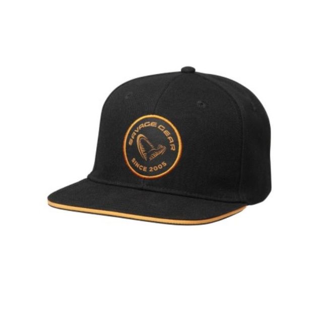 Savage Gear Badge flatbill black orange