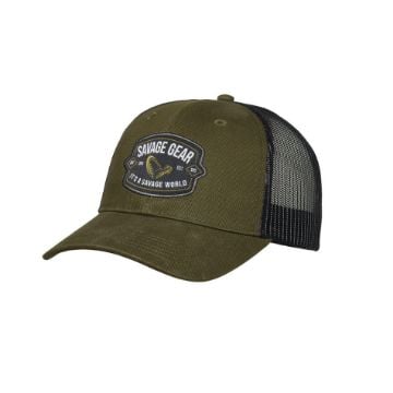 Savage Gear Badge Trucker Kapa Green 