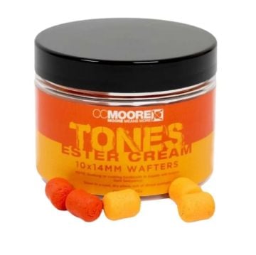 CC MOORE Dumbell Wafters 10x14mm Ester Cream Tones