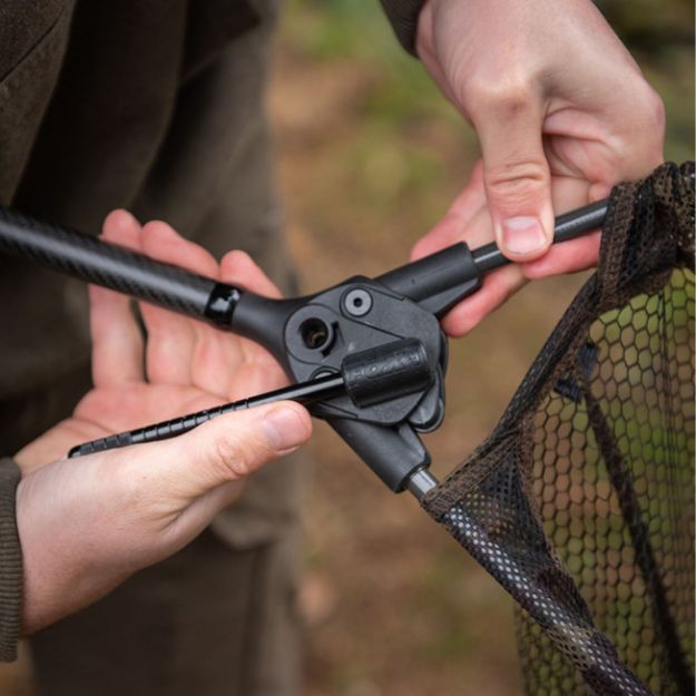 Fox Lever Lok Landing Net 42" 8ft 2pcs – podmetač s dvodijelnom drškom