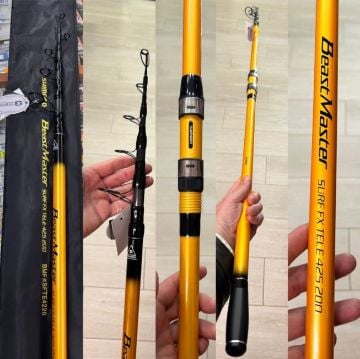 Shimano Beastmaster FX Surf 420 cm teleskopski surf štap za daleke izbačaje s obale i morski ribolov.