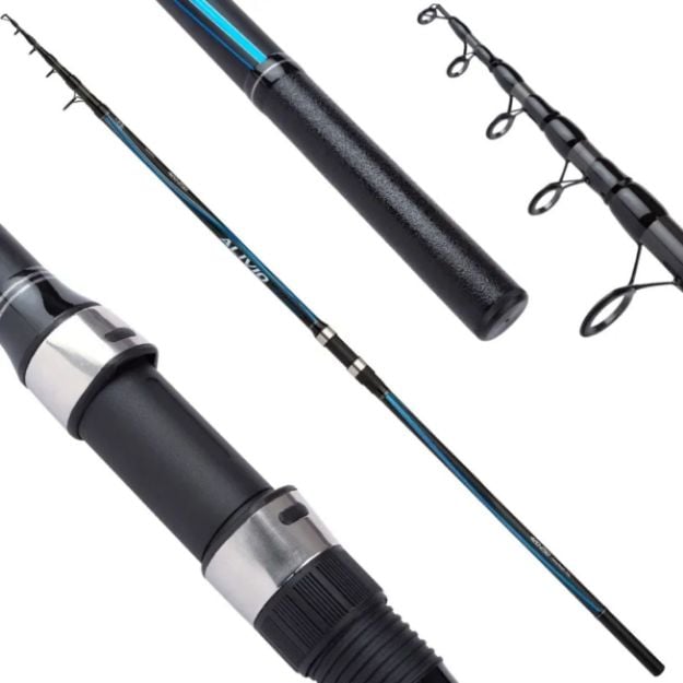 Shimano Alivio GX Surf Tele teleskopski surf štap za daleke izbačaje s XT30 karbonskim blankom.