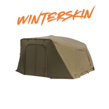 Avid EXO 2 Winterskin prekrivka postavljena na ribolovni bivvy s dvoslojnom izolacijom i zaštitom od kiše 20.000 mm