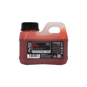 Avid Red Spice Liquid Food 500ml tekuća hrana za šarana s pikantnim okusom i snažnim atraktantima