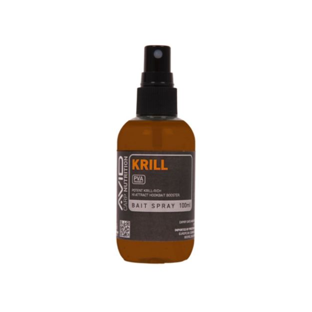 Avid Krill Bait Spray 100ml atraktant u spreju s aromom krilla za ribolov šarana