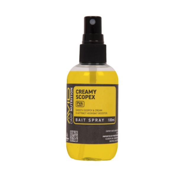 Avid Creamy Scopex Bait Spray 100ml atraktant u spreju s kremastom scopex aromom za ribolov šarana