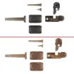 Fox Edges Heli Clips Kit Naturals zelena boja komplet za helikopter montažu u šaranskom ribolovu