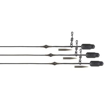 Fox Edges Naturals Heli Clip Rigs 50lb Leadcore gotove helikopter montaže za šarana