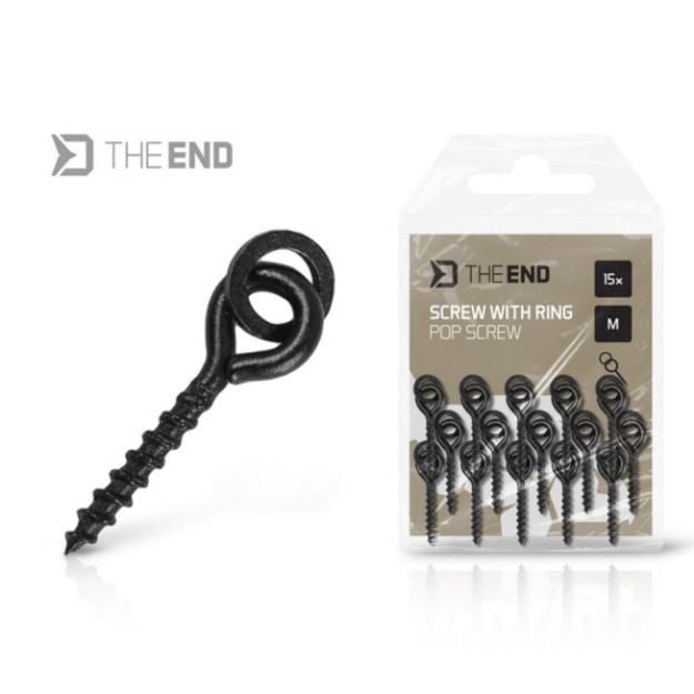 Delphin THE END POP Screw with Ring pop up svrdlo za Ronnie Rig i Chod Rig