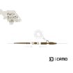 Delphin sCAMO PinC QuickS Tube Set kamuflažni rig set s anti-tangle navlakama