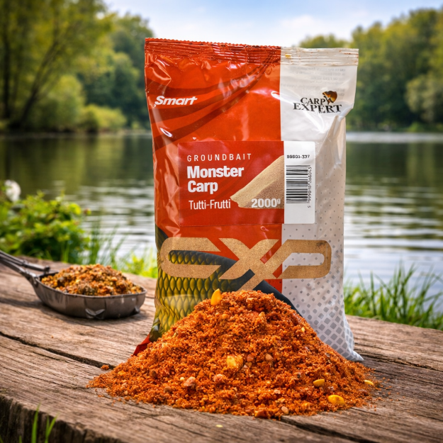 Carp Expert Smart Groundbait Monster Carp 1kg – šaranska prihrana za method feeder ribolov uz jezero