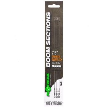 KORDA Booms Spinner Swivel XX gotovi šaranski rig 14cm i 19cm pakiranje 3 komada