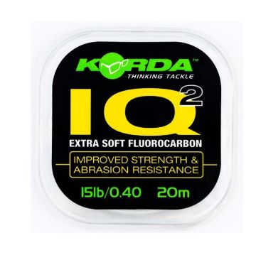 KORDA IQ Extra Soft Fluorocarbon Hooklink 20m