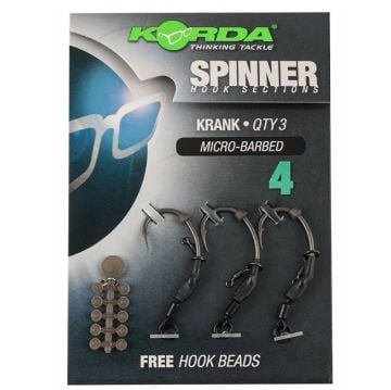 KORDA Spinner Hook Sections Krank za spinner rig