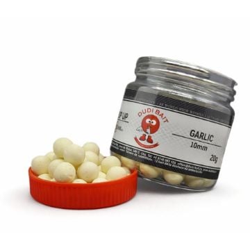 DUDI BAITS Pop Up Garlic 10mm i 14mm – plutajuće boile s aromom češnjaka za šaranski ribolov