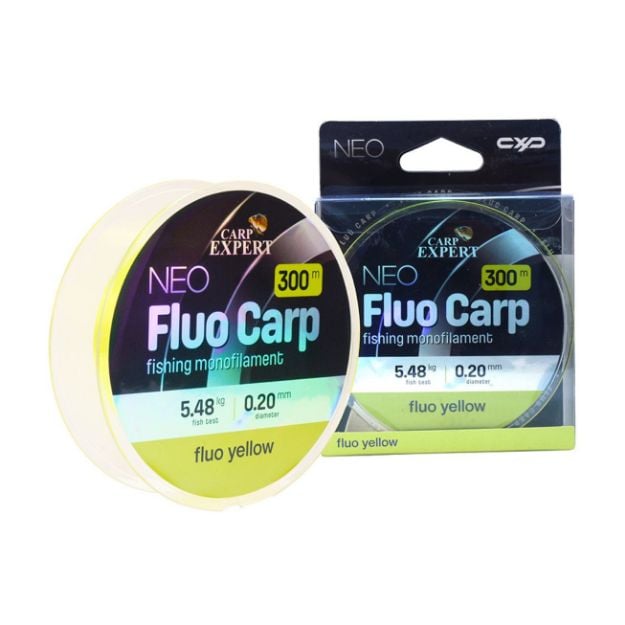 Carp Expert NEO Fluo Carp Fluo Yellow 300m najlon