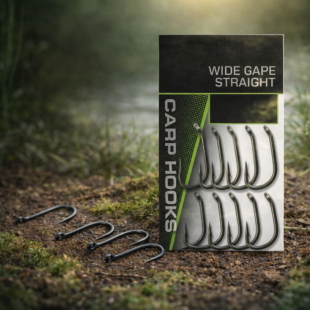fox wide gape straight udice ptfe premaz saranski ribolov velicina 4