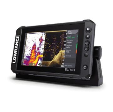 lowrance elite 9 fs fishfinder zaslon