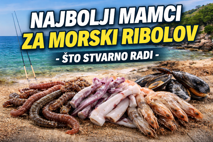 Najbolji mamci za morski ribolov – što stvarno radi u Hrvatskoj