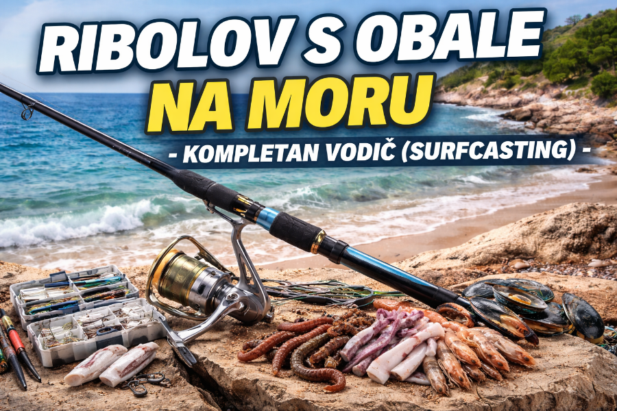 Ribolov s obale na moru – kompletan vodič (surfcasting)