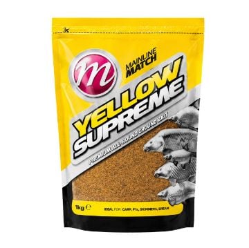 Mainline Yellow Supreme 1kg prihrana za feeder i method feeder ribolov