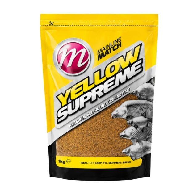 Mainline Yellow Supreme 1kg prihrana za feeder i method feeder ribolov