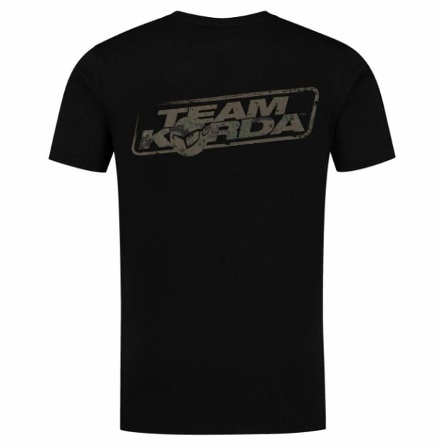 Korda TK Digi Kamo Tee Black kratka majica za ribolov