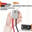 Priključci LiTime 24V 20A Smart LiFePO4 punjača s Anderson konektorom i M8 terminalima