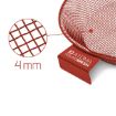 Detalj metalne 4mm mreže na Delphin ATOMA RoundMESH situ za prihranu