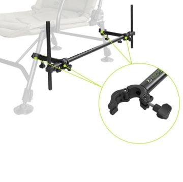 Delphin REAXE UniFIX DUO univerzalni držač feeder štapova za stolice